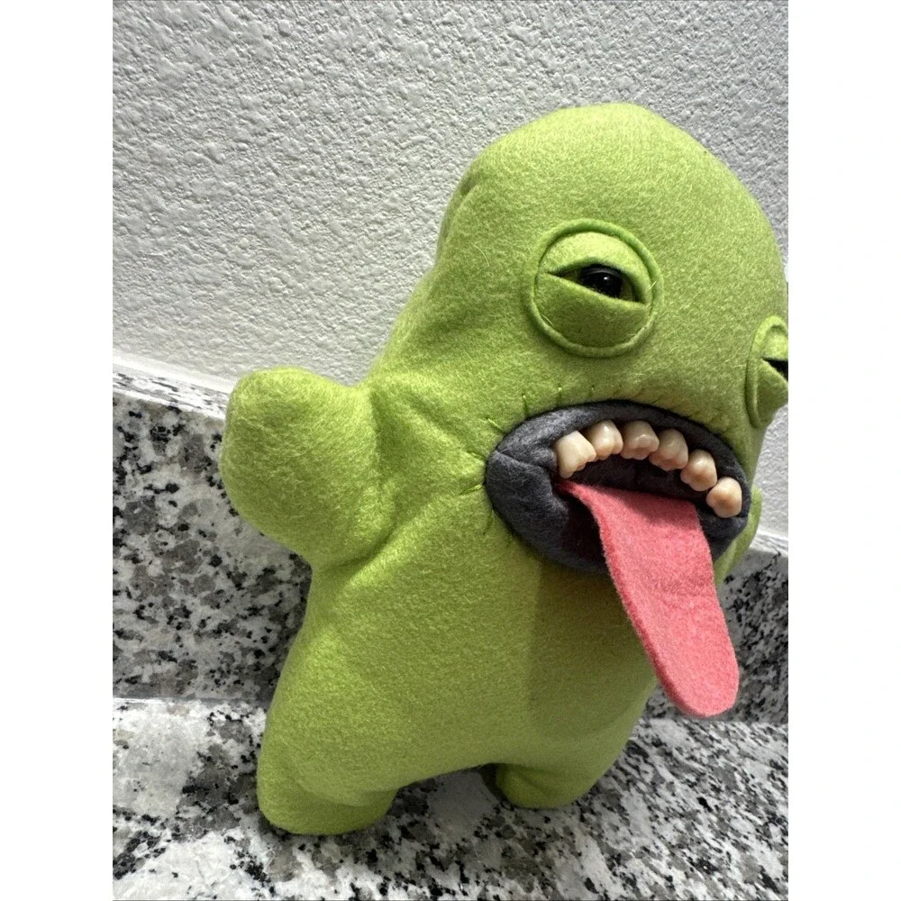 Extremely Rare Fuggler Ugly Monster 9in Plush Oogah Boogah Green !